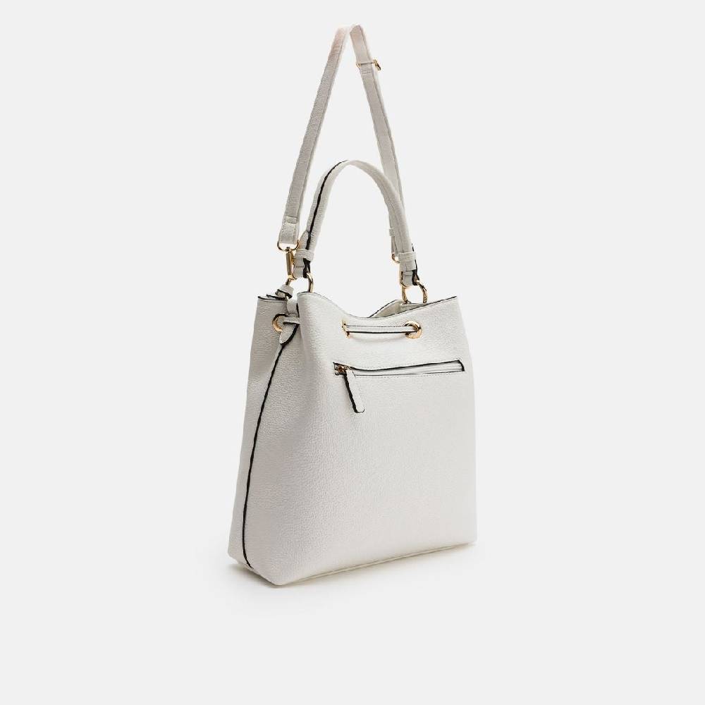 L. Credi Ebony Hobo weiss Sonderangebot