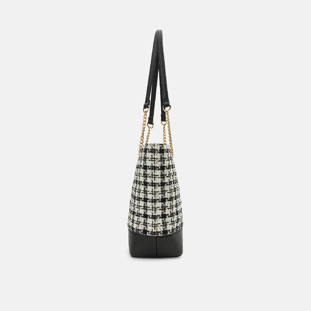 L. Credi Naissa Shopper schwarz / offwhite Lagerräumung