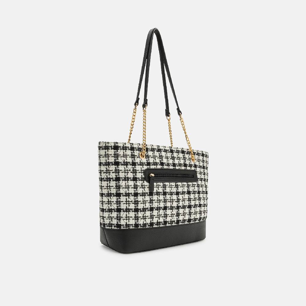 L. Credi Naissa Shopper schwarz / offwhite Lagerräumung