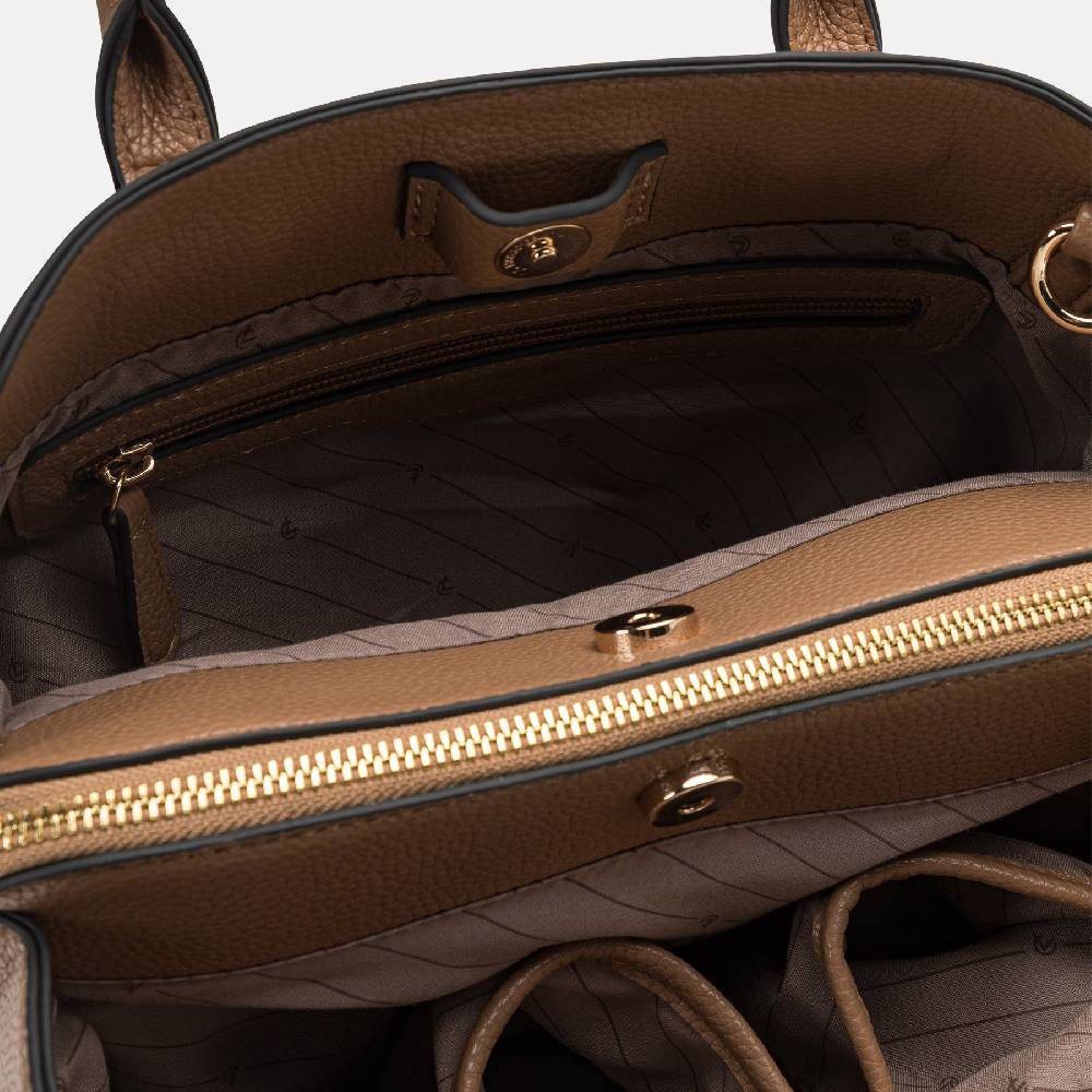 L. Credi Maxima Henkeltasche toffee Letzter Tag