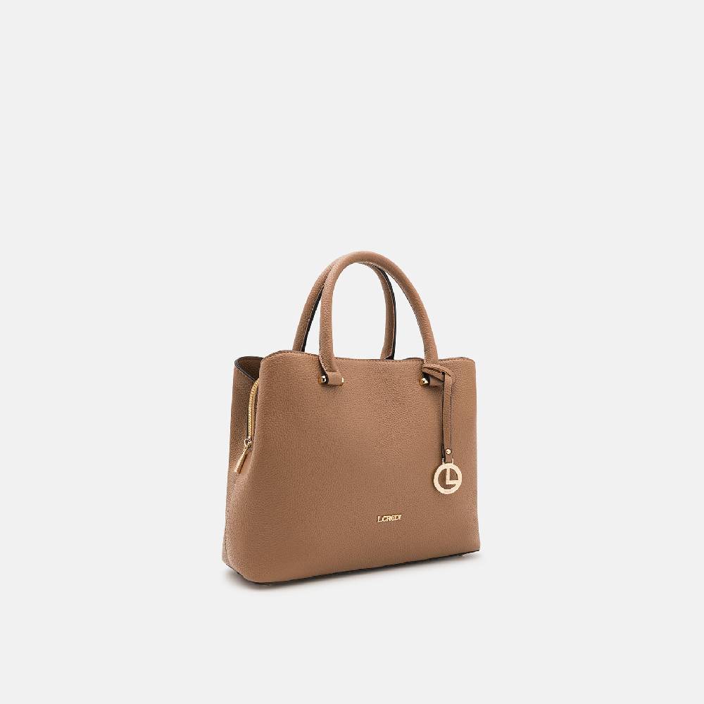 L. Credi Maxima Henkeltasche toffee Letzter Tag