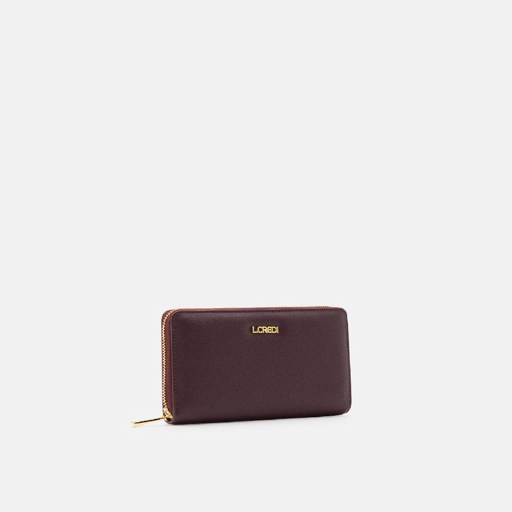 L. Credi Filippa Portemonnaie Damen dark plum zollfrei