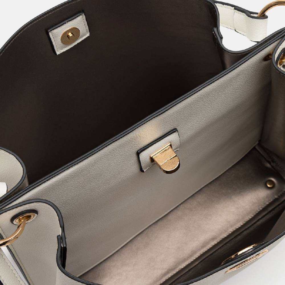 L. Credi Filippa Hobo weiss 50% Rabatt für begrenzte Zeit
