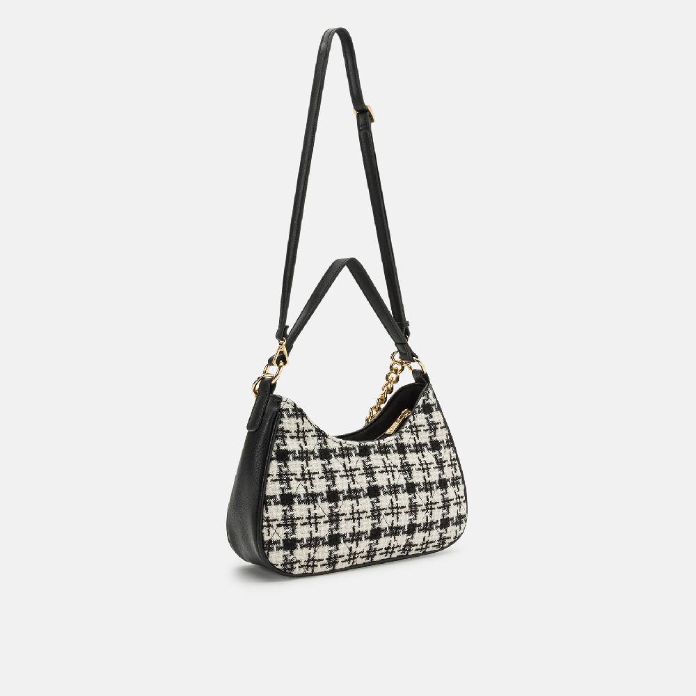 L. Credi Naissa Hobo schwarz / offwhite Schlussverkauf