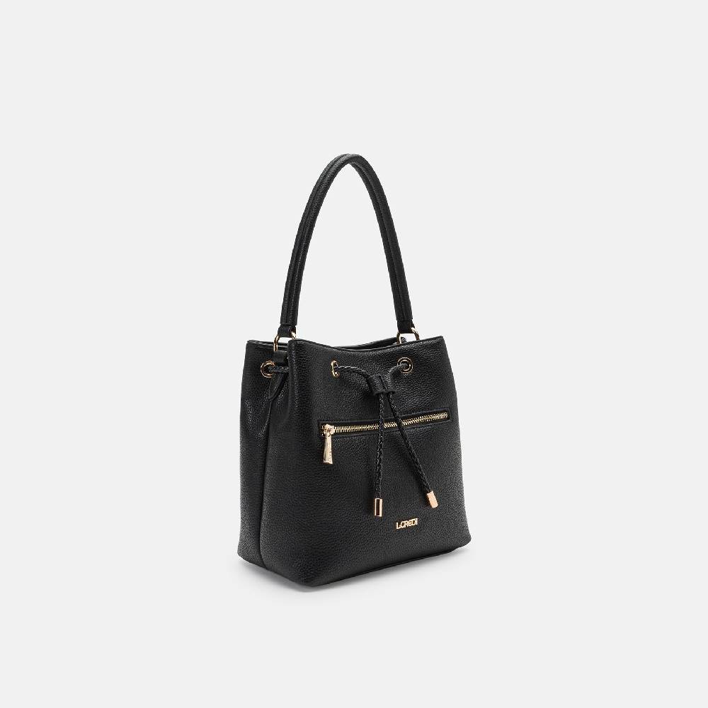 L. Credi Nova Hobo schwarz Sonderangebot