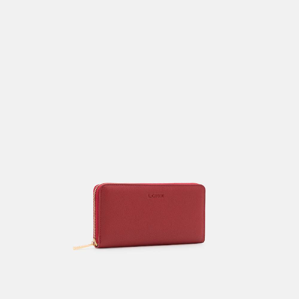 L. Credi Olga Portemonnaie dark red Top Angebot