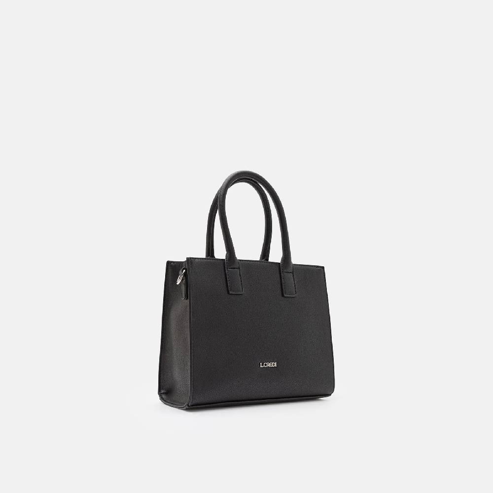 L. Credi Olga Henkeltasche schwarz Saisonale Angebote