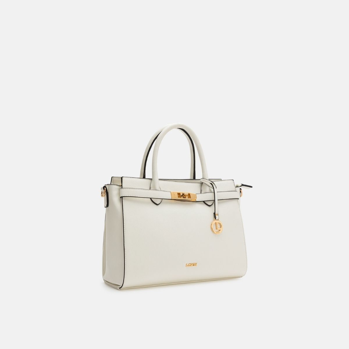 L. Credi Konstanze Henkeltasche weiss Letzter Tag