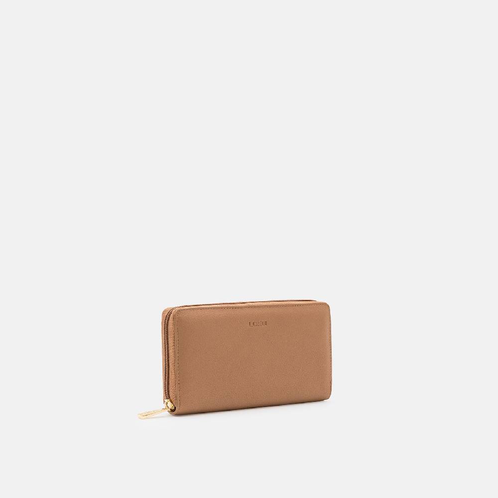 L. Credi Olga Portemonnaie Damen toffee Clearance-Verkauf