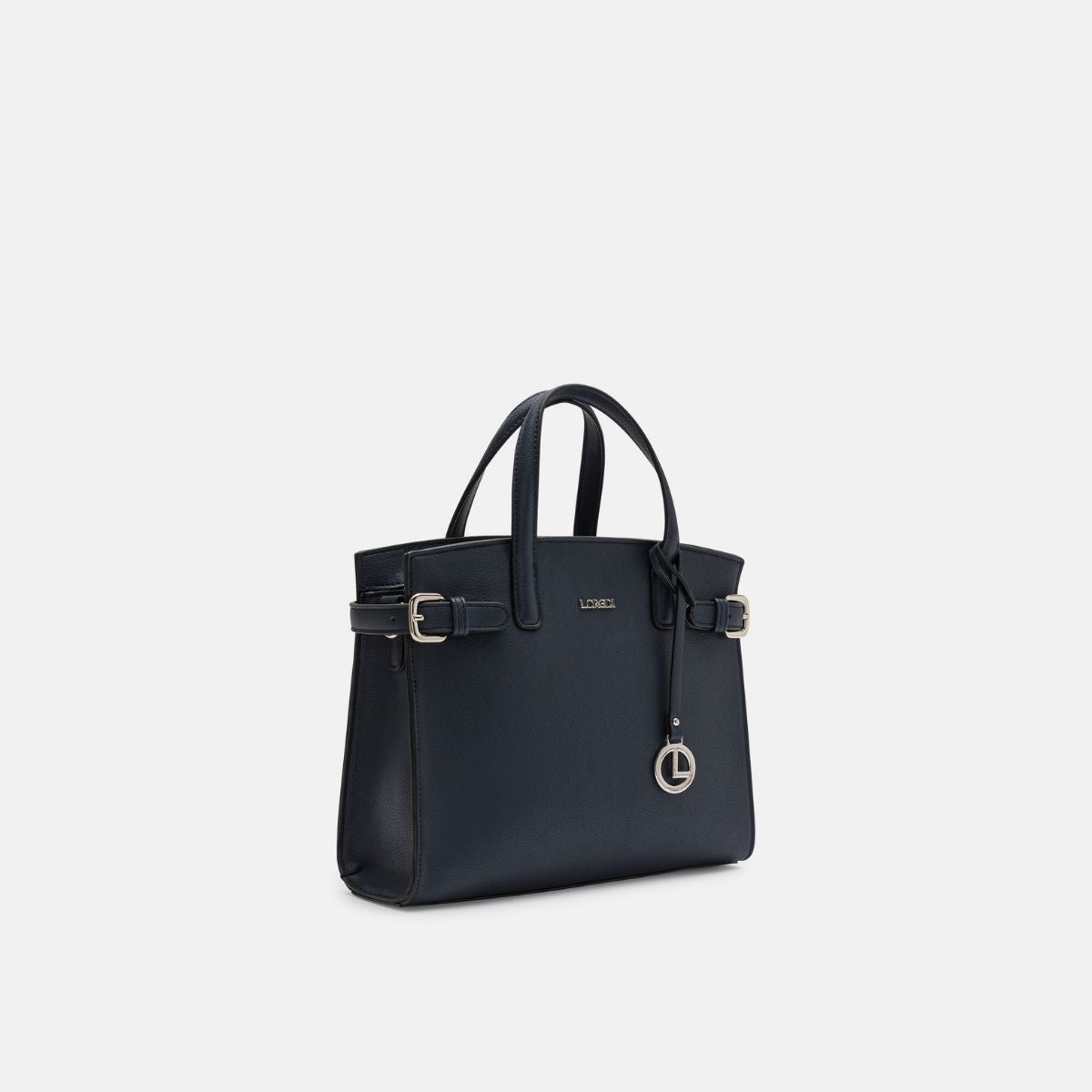 L. Credi Isante Henkeltasche marine 50% Rabatt für begrenzte Zeit