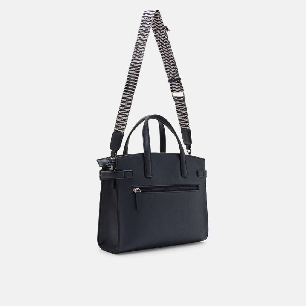 L. Credi Isante Henkeltasche marine 50% Rabatt für begrenzte Zeit
