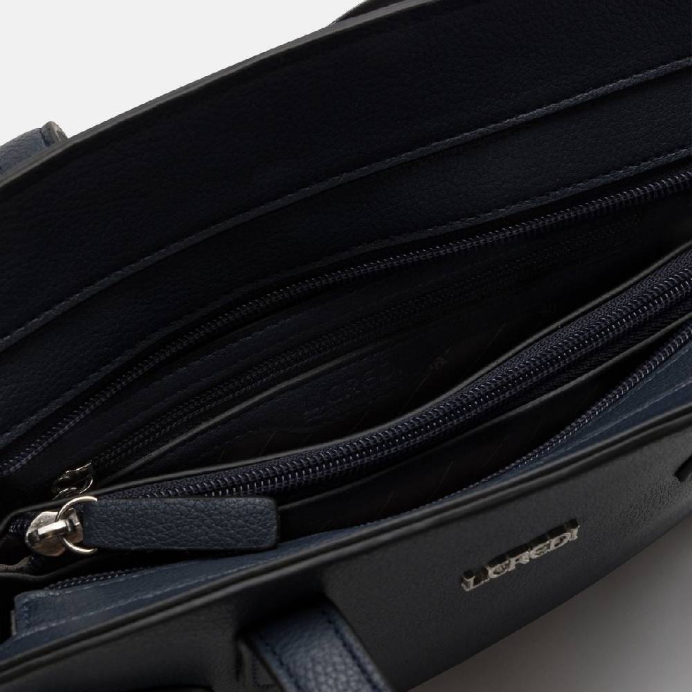 L. Credi Isante Henkeltasche marine 50% Rabatt für begrenzte Zeit