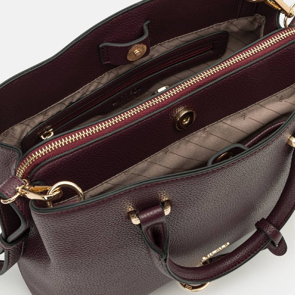 L. Credi Maxima Henkeltasche dark plum Kostenloser Versand