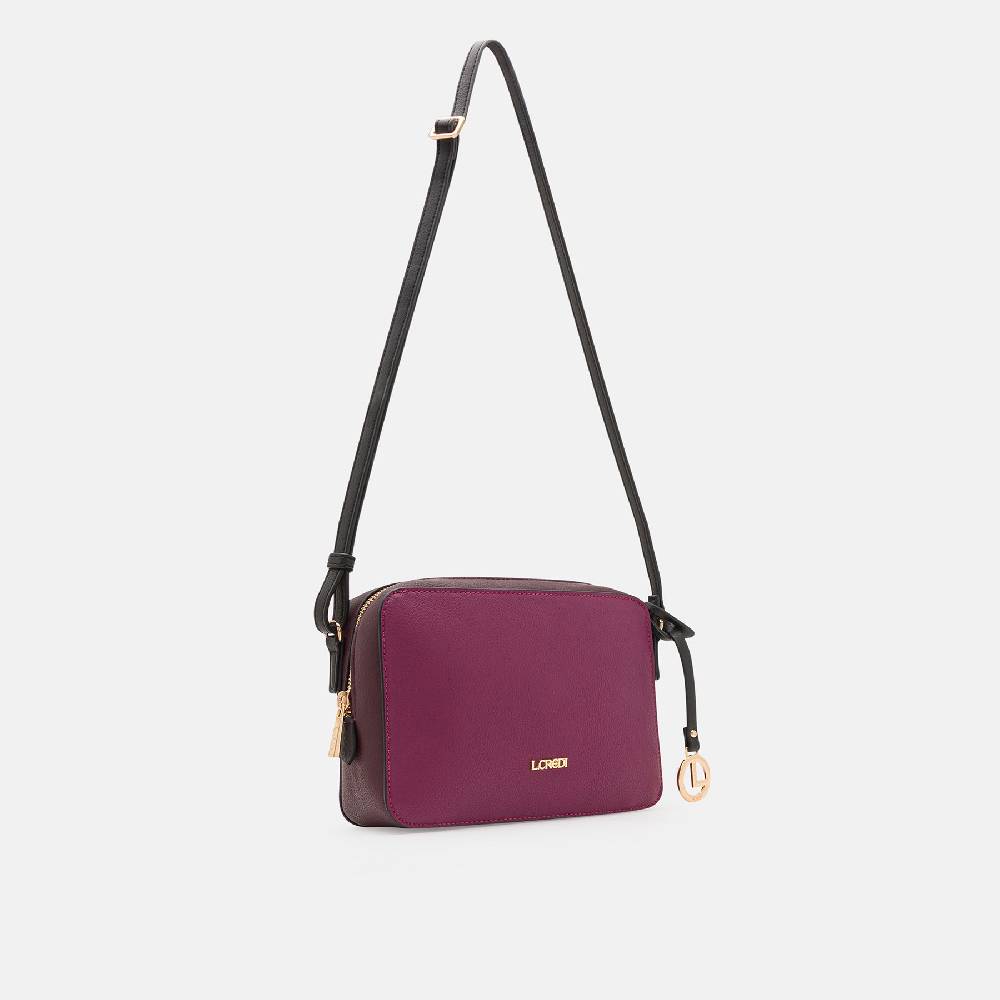 L. Credi Nora Umhängetasche plum Limitierter Zeitrabatt