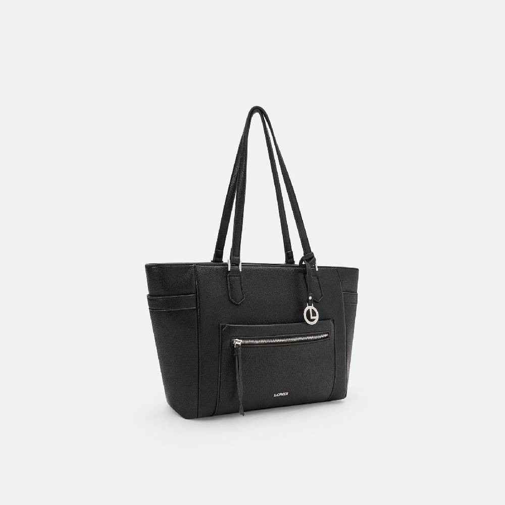 L. Credi Najuka Shopper schwarz Günstig kaufen