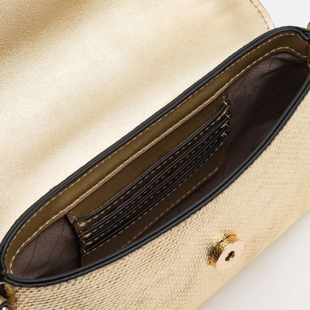 L. Credi Nadine Clutch gold Osterangebot