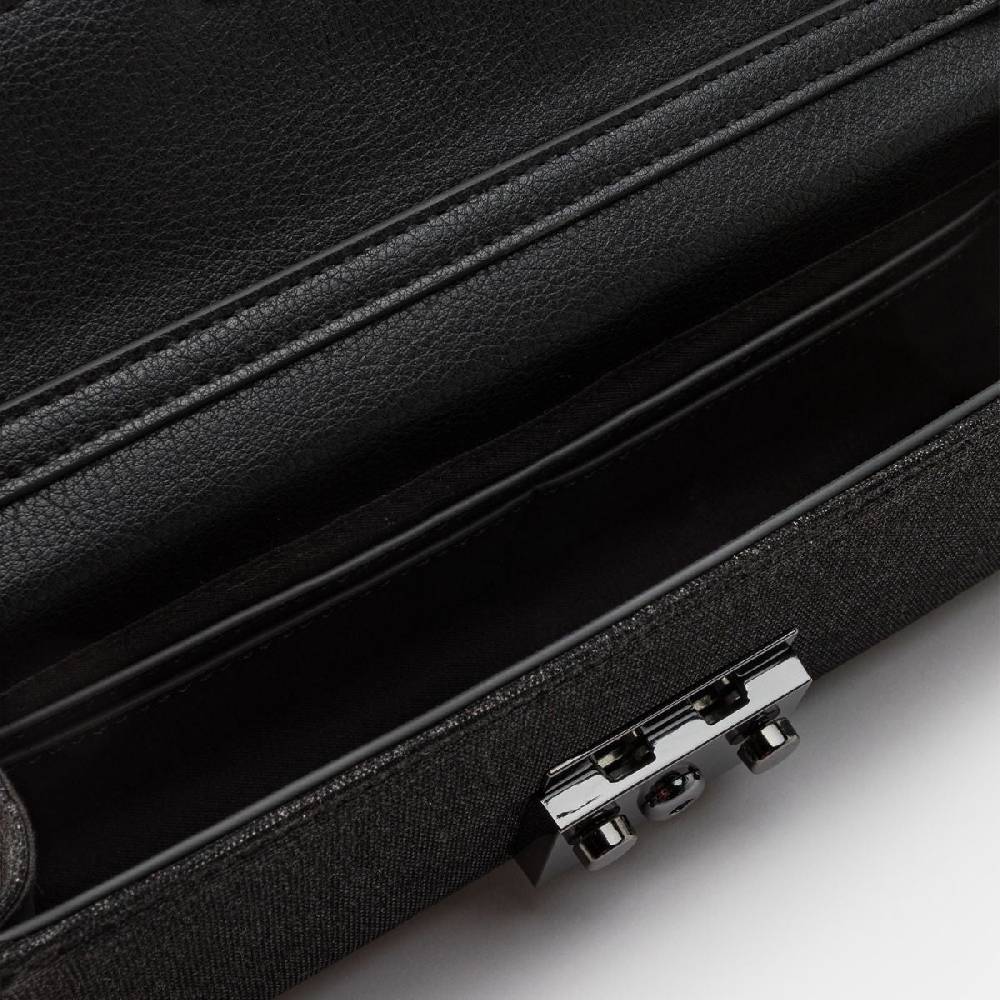 L. Credi Nadi Clutch schwarz Vatertagsangebot