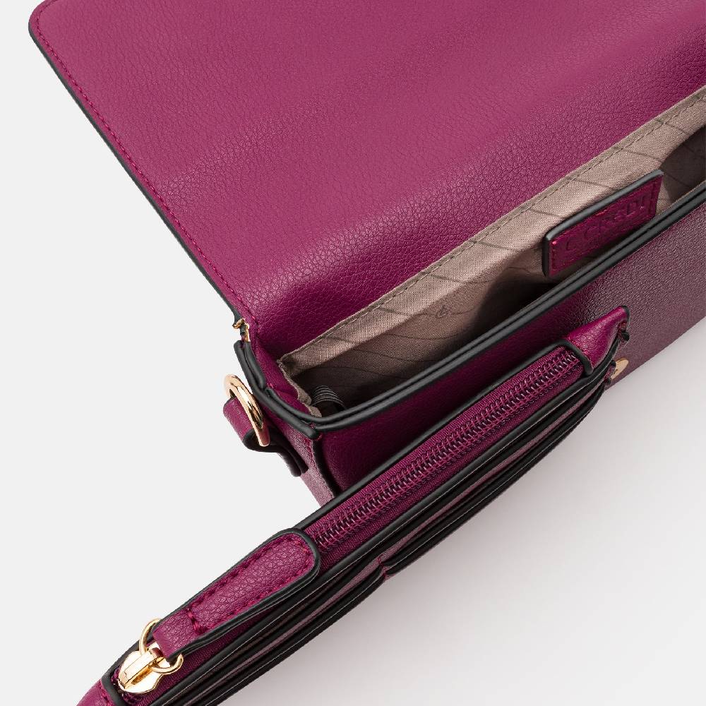 L. Credi Jane Clutch plum Super Sparpreis