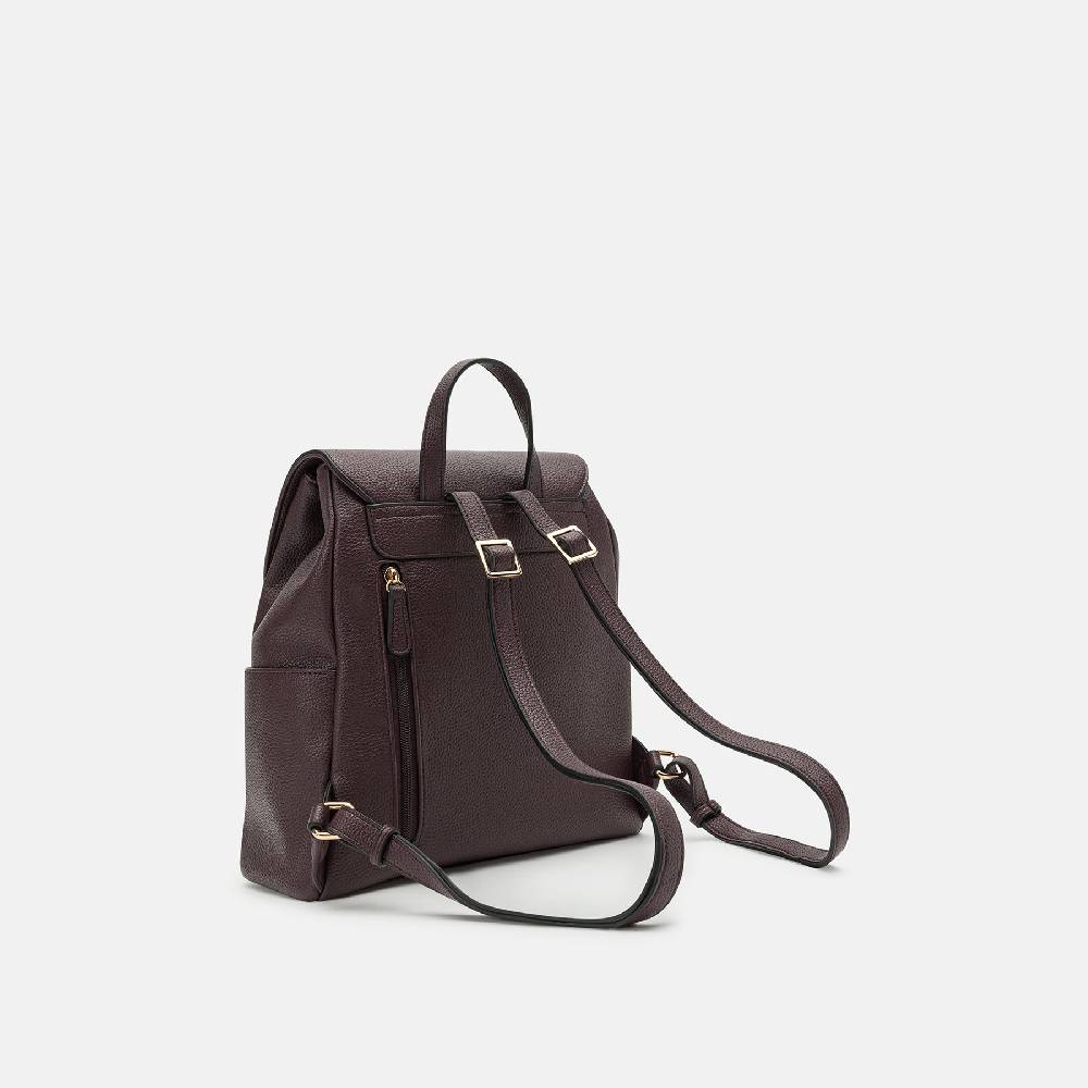 L. Credi Nalina Rucksack dark plum Nur noch ein Tag übrig
