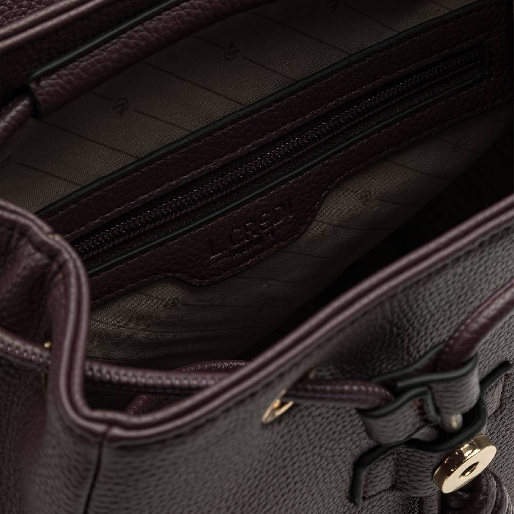 L. Credi Nalina Rucksack dark plum Nur noch ein Tag übrig