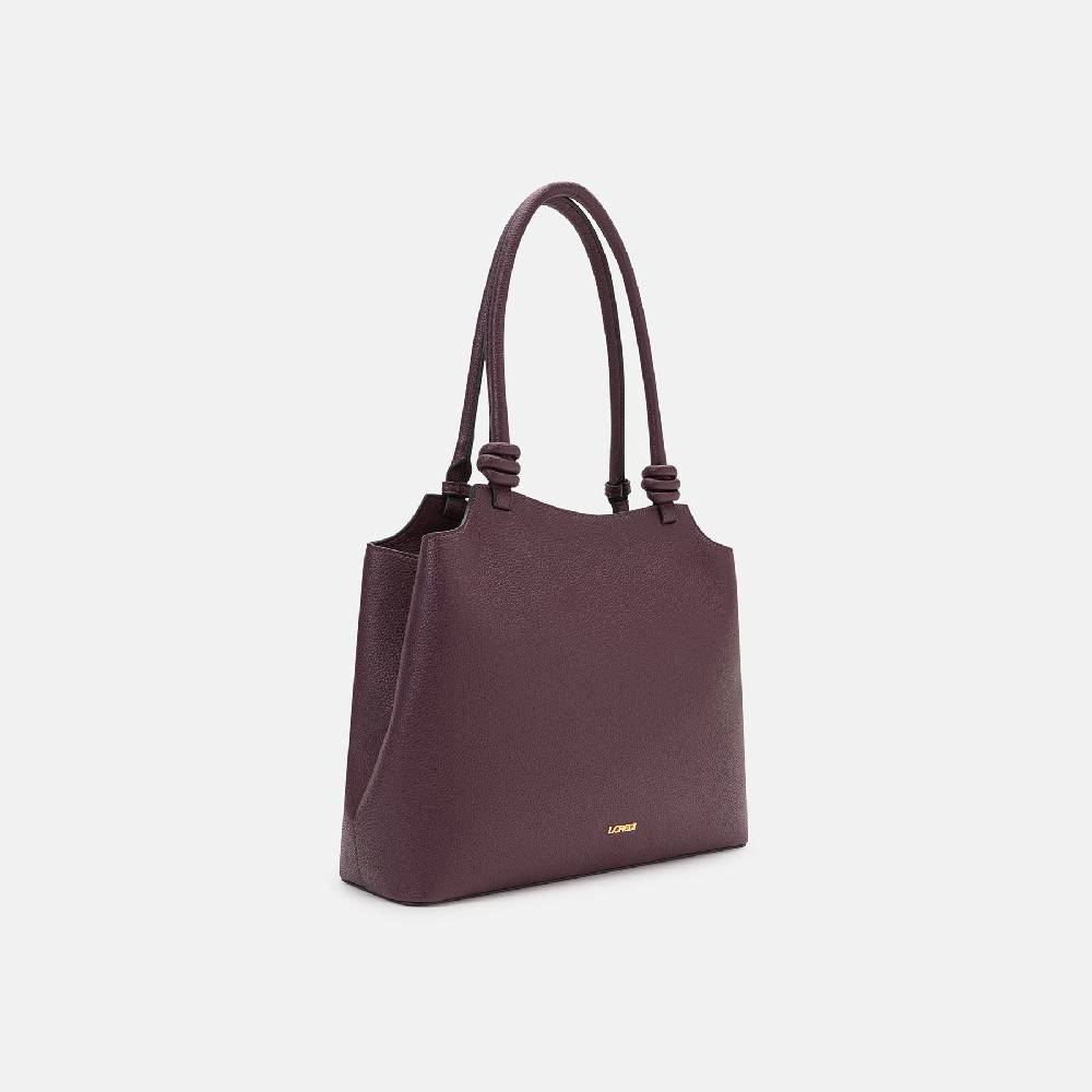 L. Credi Nalina Hobo dark plum 50% Rabatt mit kostenlosem Versand
