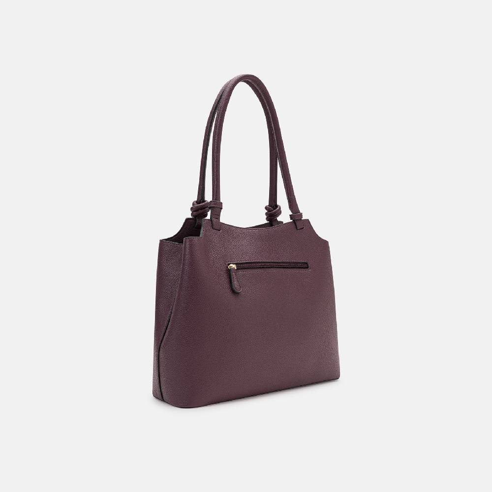 L. Credi Nalina Hobo dark plum 50% Rabatt mit kostenlosem Versand