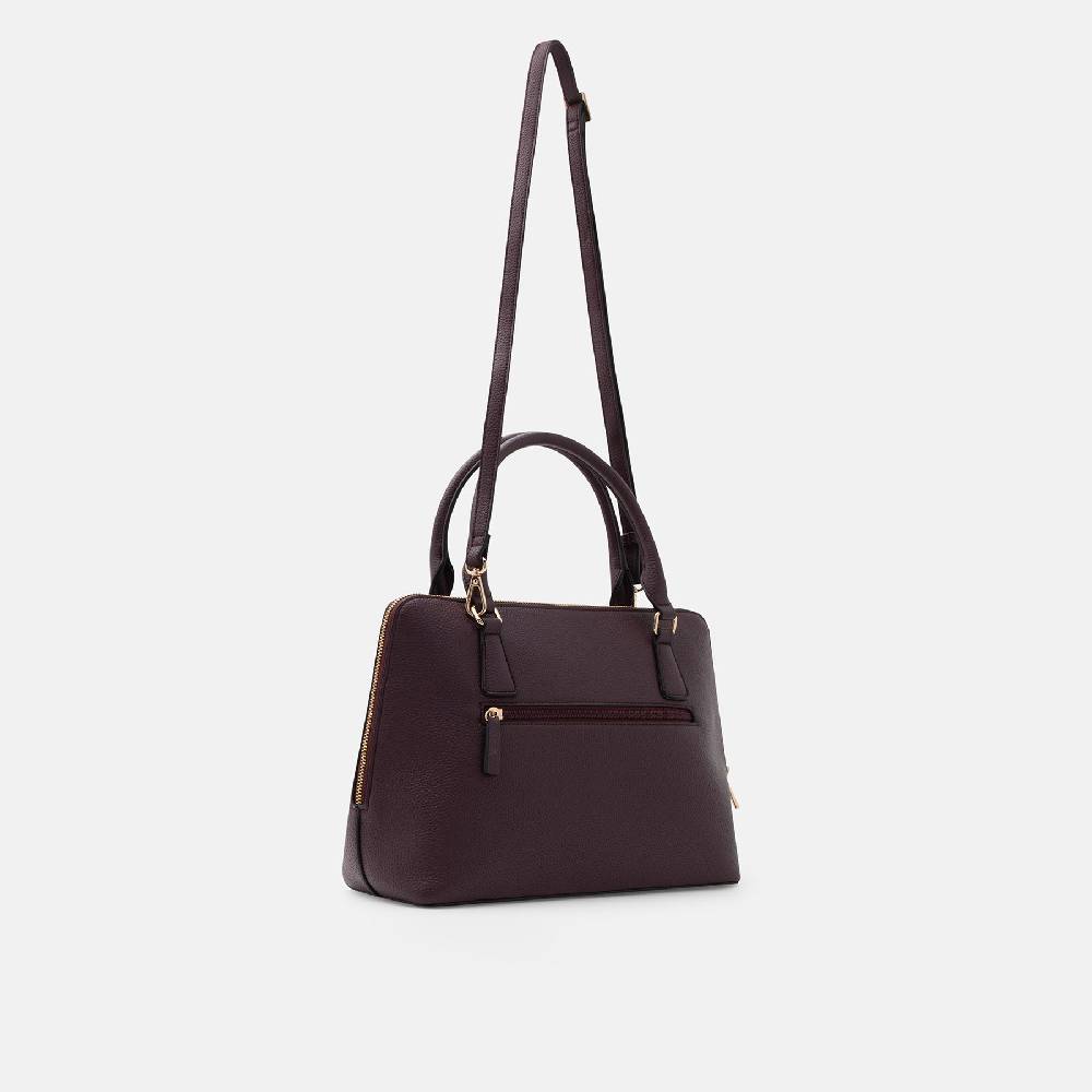 L. Credi Ninelle Henkeltasche dark plum Fabrikladen