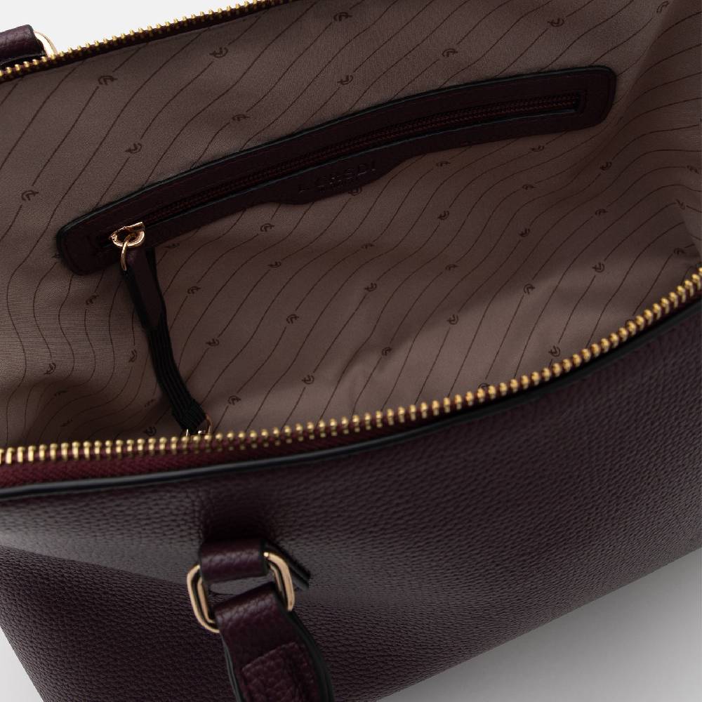 L. Credi Ninelle Henkeltasche dark plum Fabrikladen