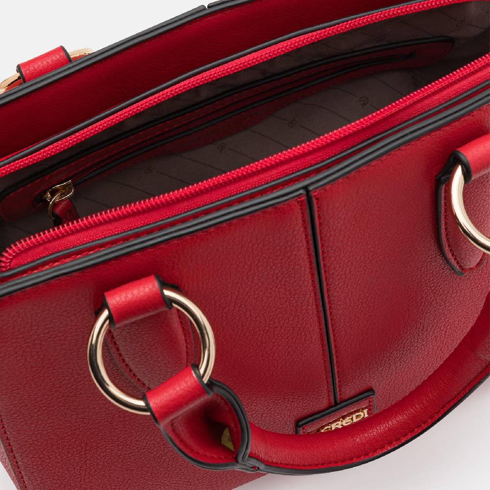 L. Credi Nadja Henkeltasche salsa Günstiger Verkauf