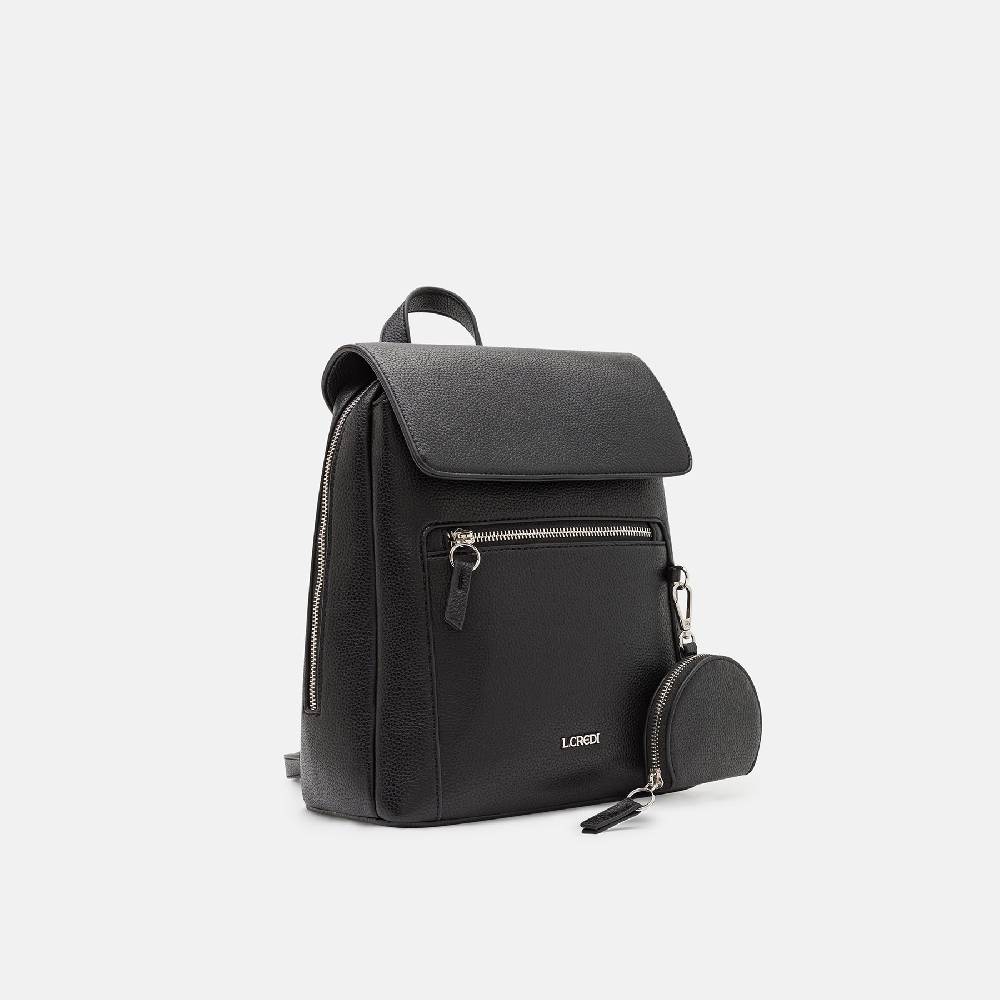 L. Credi Nevaeh Rucksack schwarz Limitierter Zeitrabatt