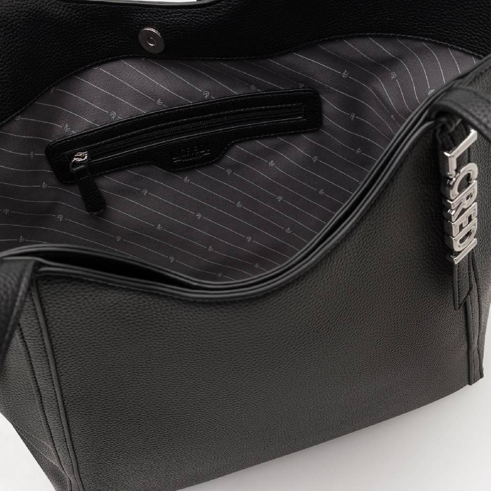 L. Credi Nanda Shopper schwarz Sonderangebot
