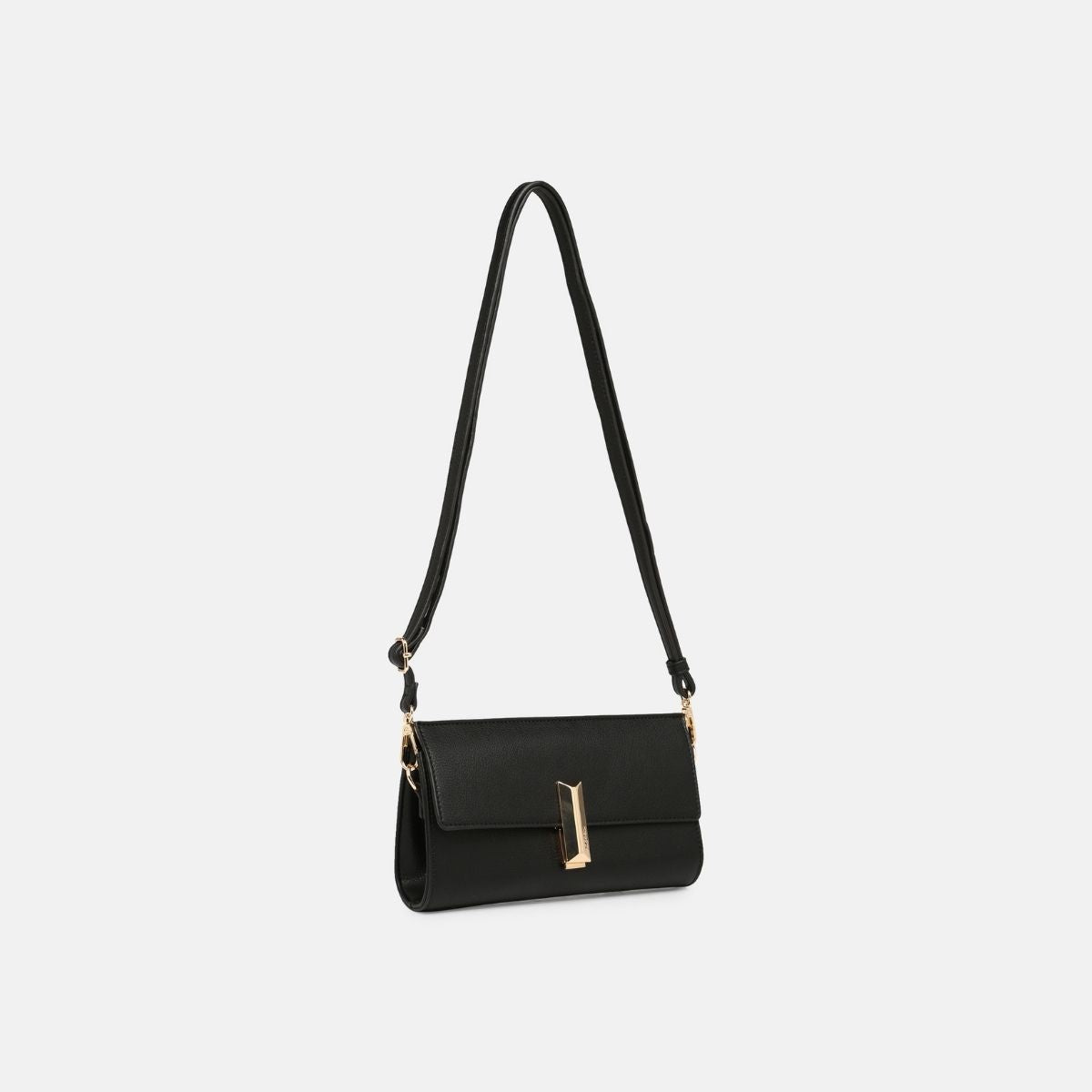 L. Credi Janna Clutch schwarz Exklusivangebot
