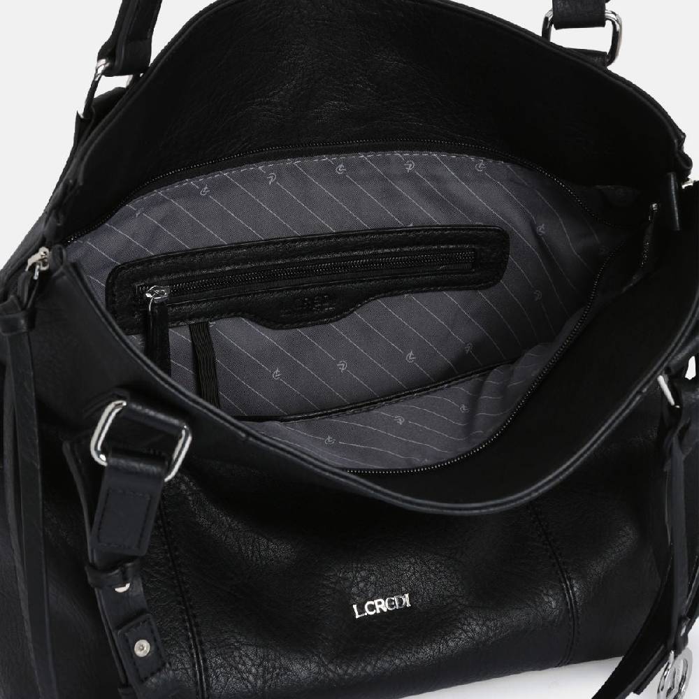 L. Credi Jana Shopper schwarz Neueste Mode