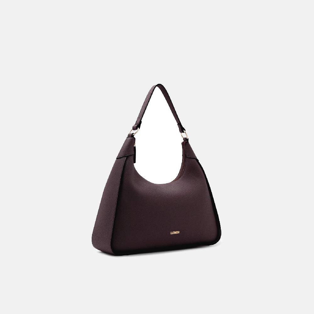 L. Credi Numa Hobo dark plum Große Rabatte