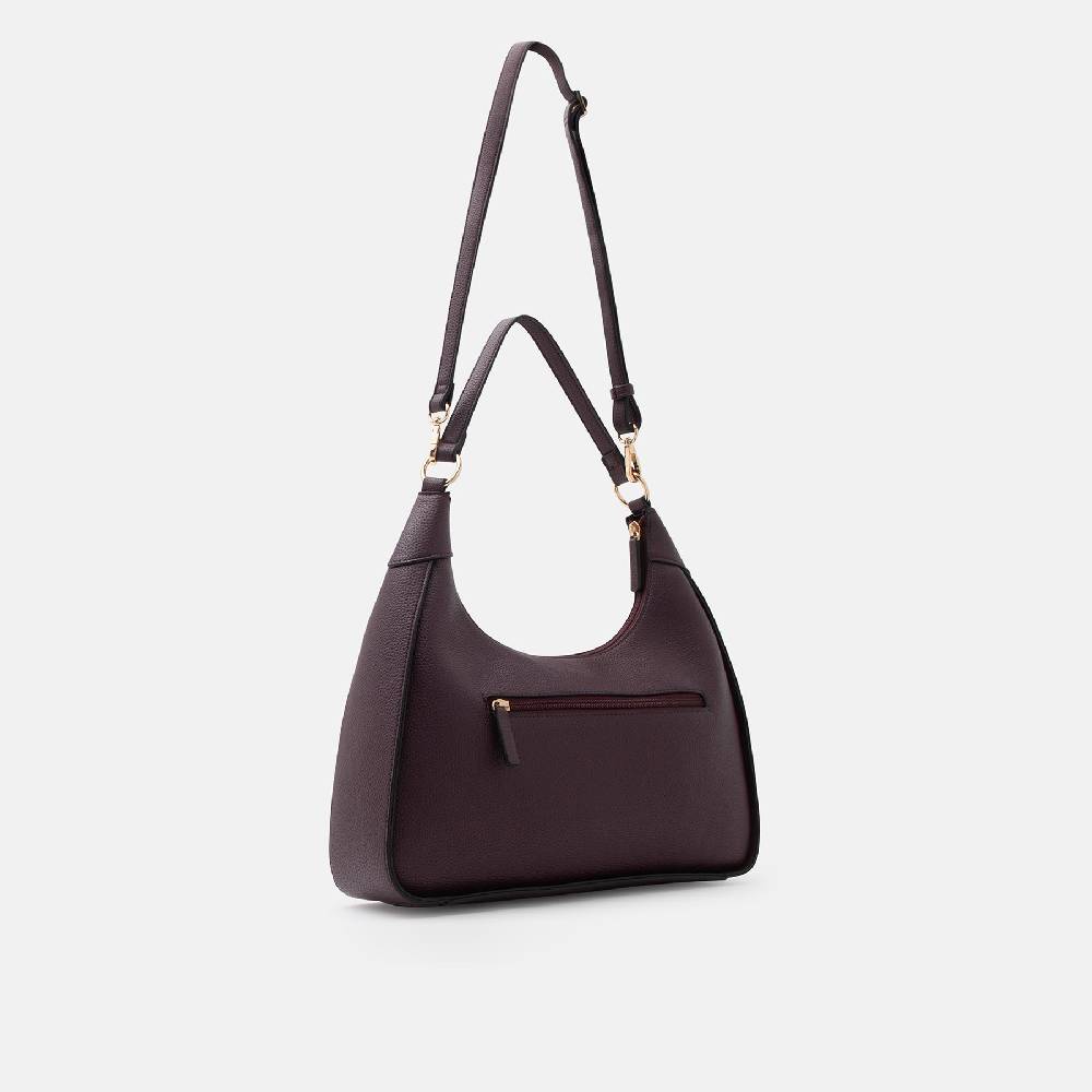 L. Credi Numa Hobo dark plum Große Rabatte