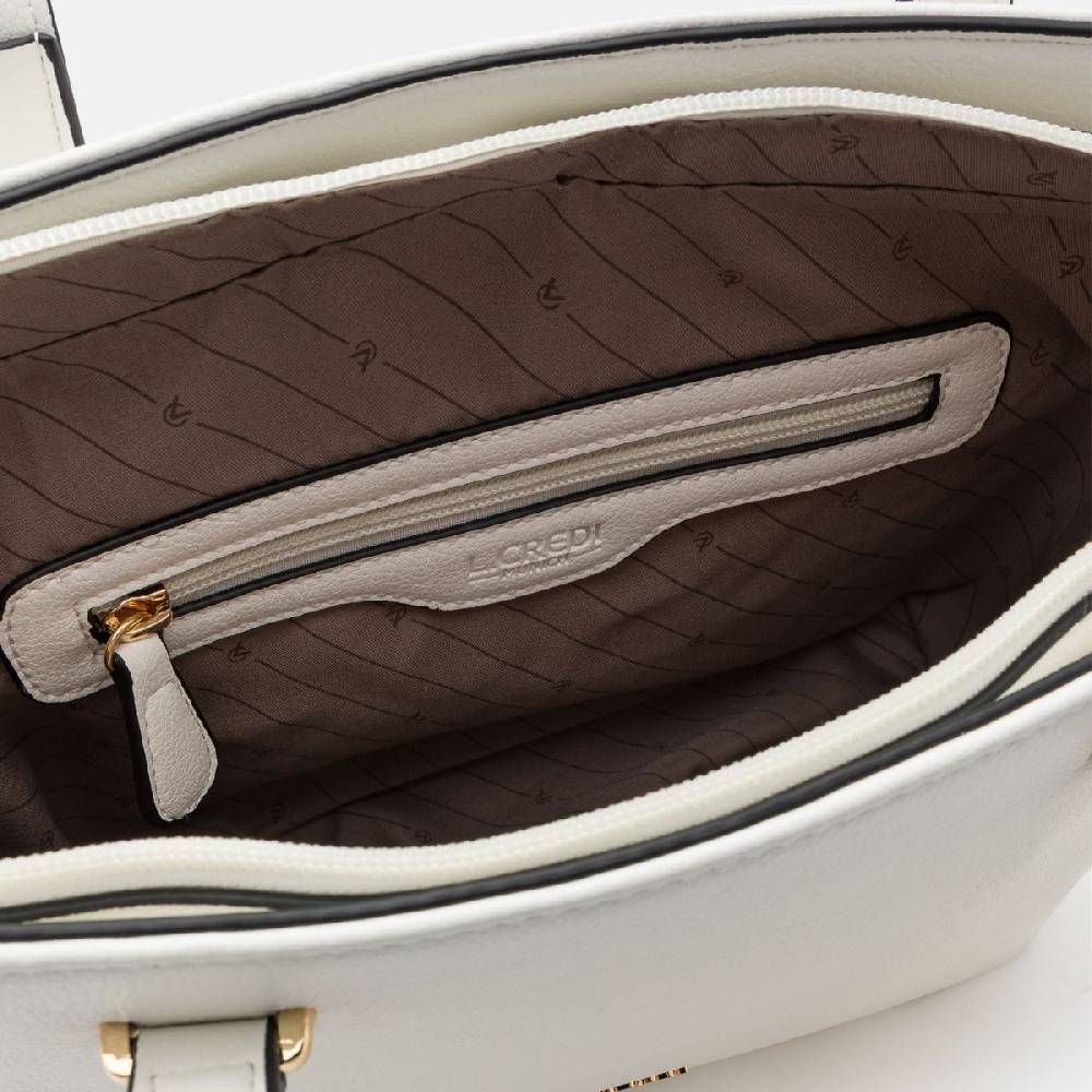 L. Credi Filippa Shopper weiss Letzte 2 Tage