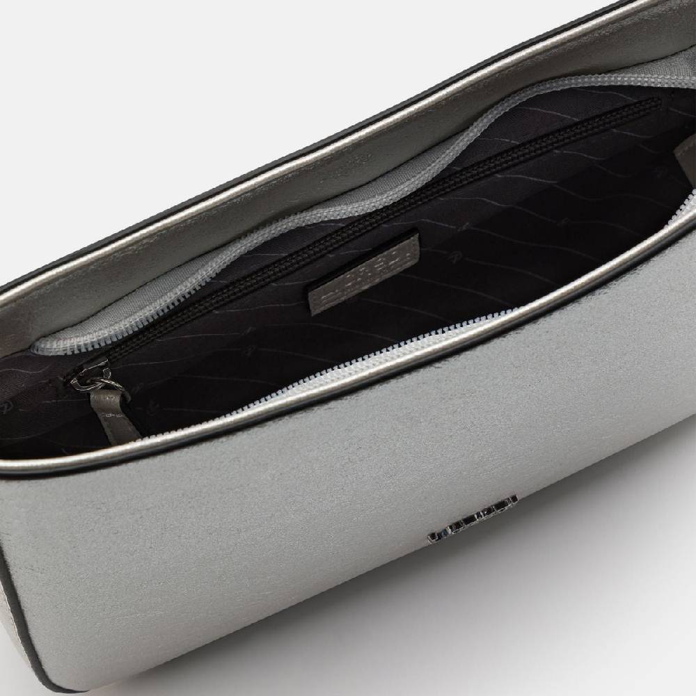 L. Credi Novia Clutch silber 50% Rabatt mit kostenlosem Versand