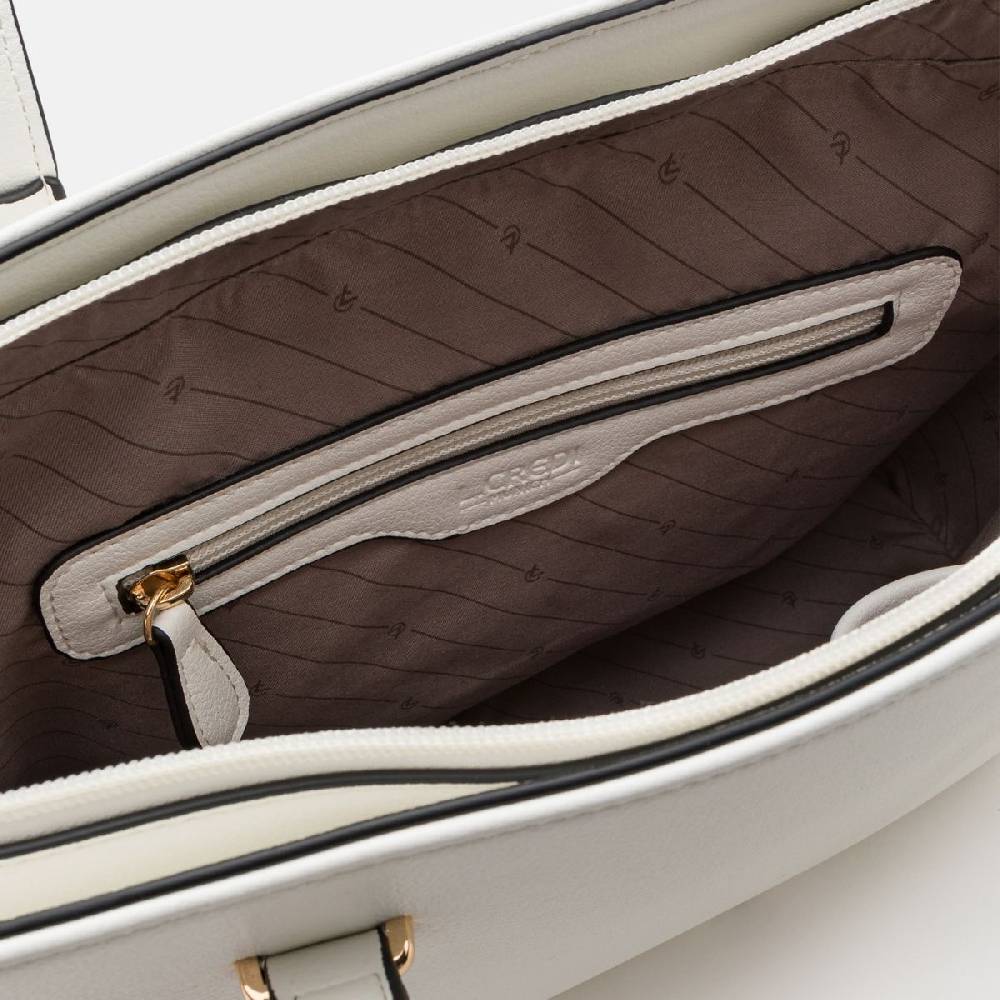L. Credi Filippa Shopper weiss Fabrikladen
