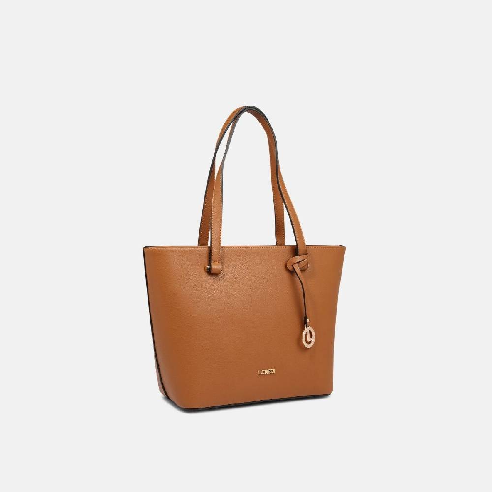 L. Credi Filippa Shopper cognac Auslauf