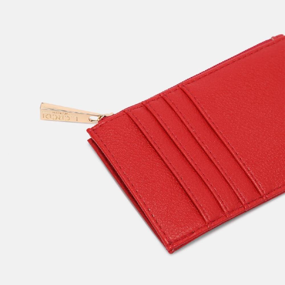 L. Credi Filippa Kartenetui rot im Angebot