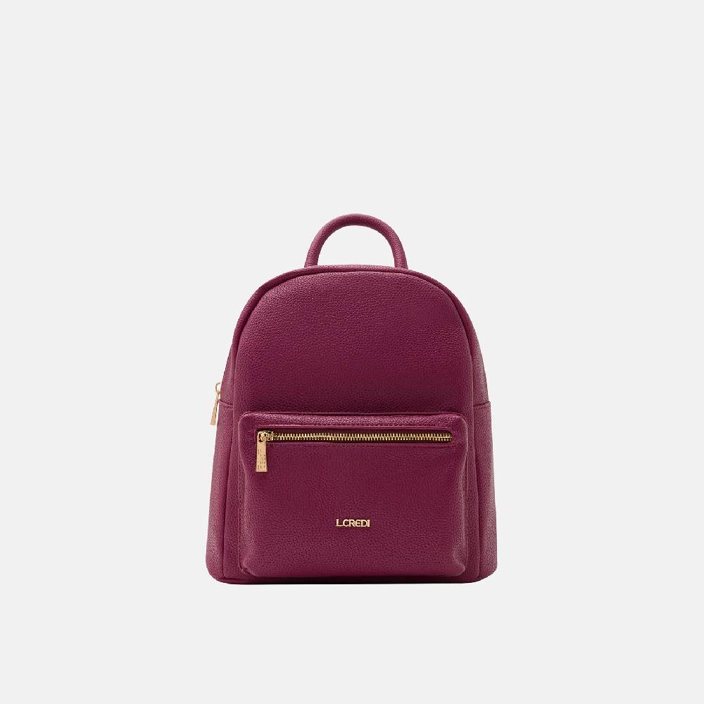 L. Credi Budapest Rucksack plum Limitierter Zeitrabatt