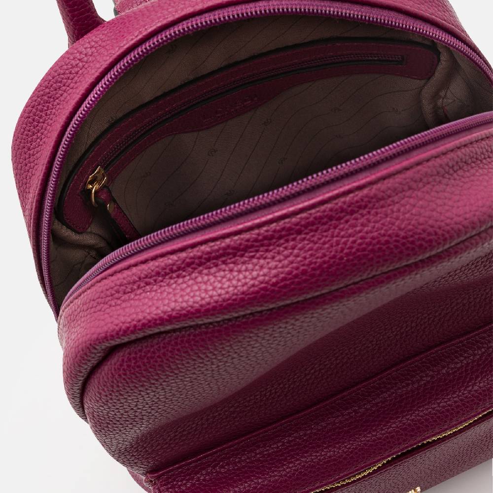 L. Credi Budapest Rucksack plum Limitierter Zeitrabatt