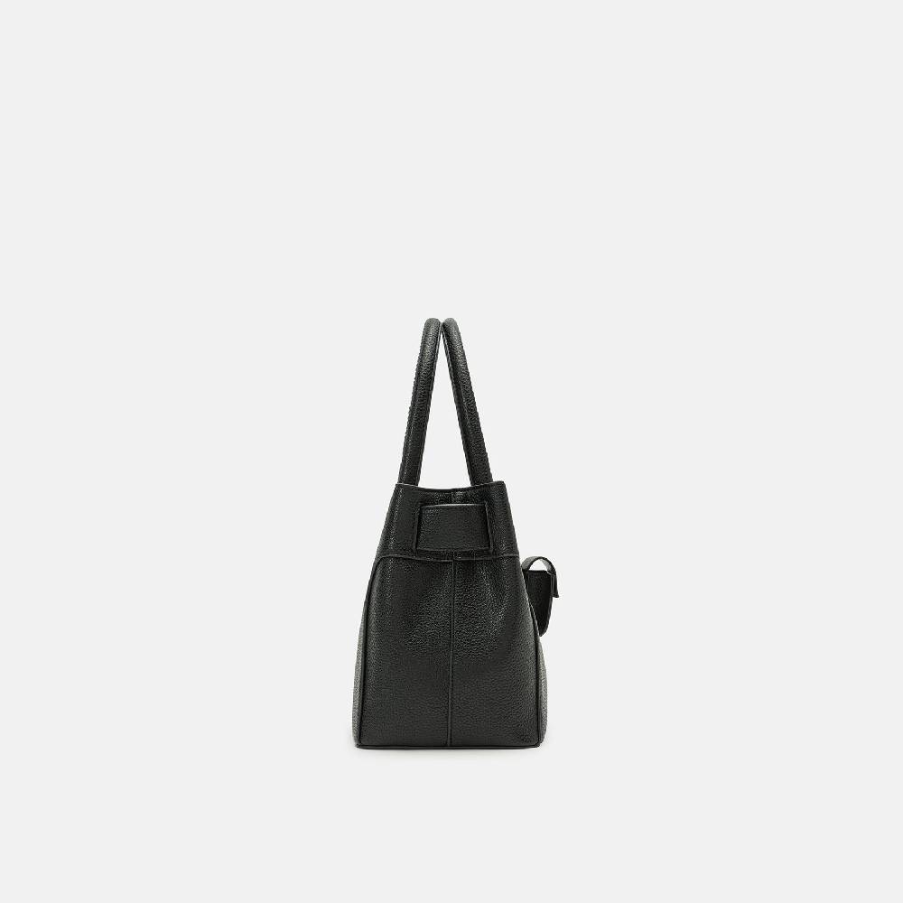 L. Credi Nadira Henkeltasche schwarz Fabrikpreis