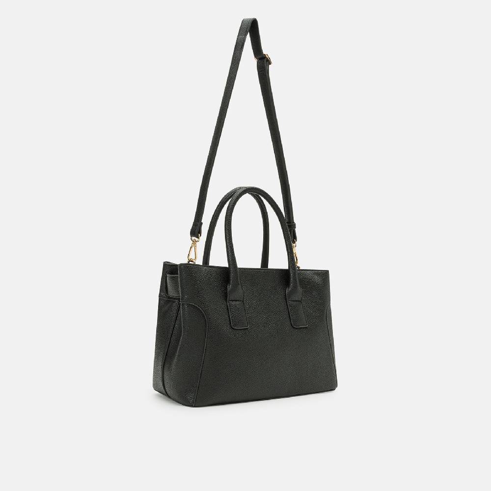 L. Credi Nadira Henkeltasche schwarz Fabrikpreis