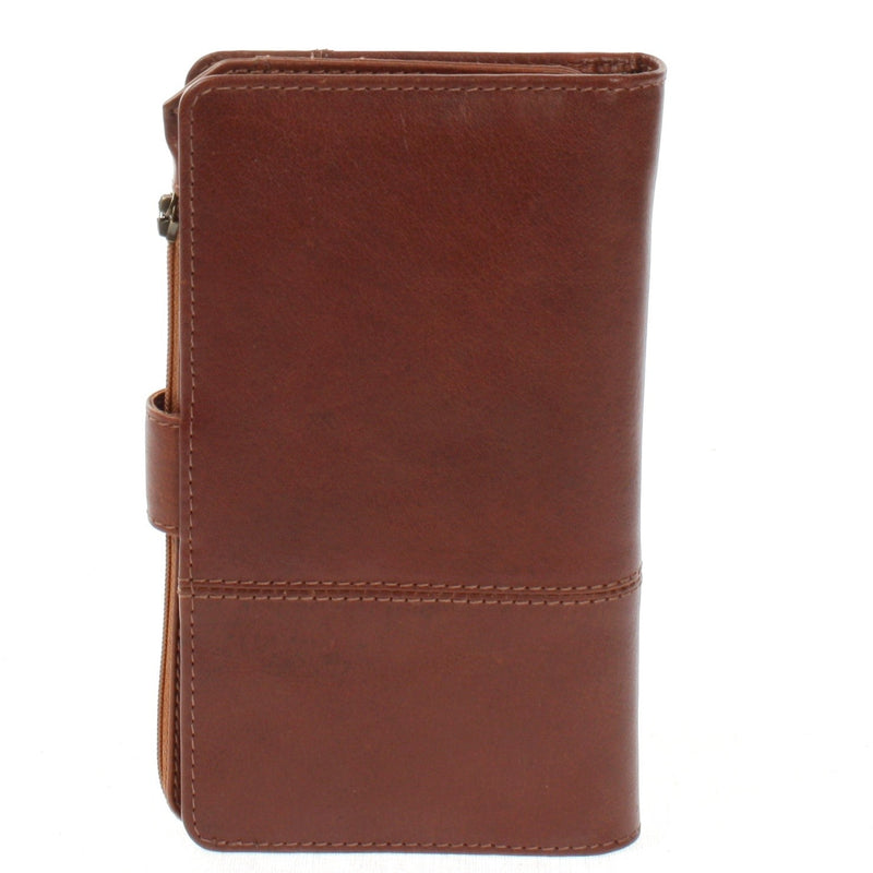 Leconi Geldbörse Damen Portemonnaie Leder braun LE9017 Top Angebot