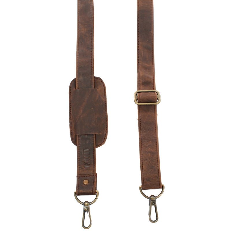 Leconi Trageriemen Leder schlamm breit 150cm LEC-R3 Online Outlet