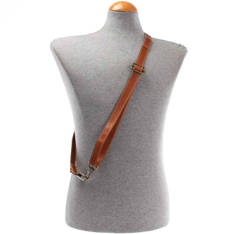 Leconi Trageriemen Leder cognac schmal 150cm LEC-R4 Neuheiten
