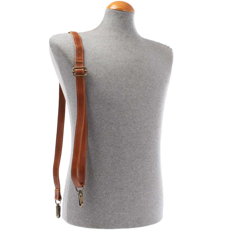 Leconi Trageriemen Leder cognac schmal 150cm LEC-R4 Neuheiten