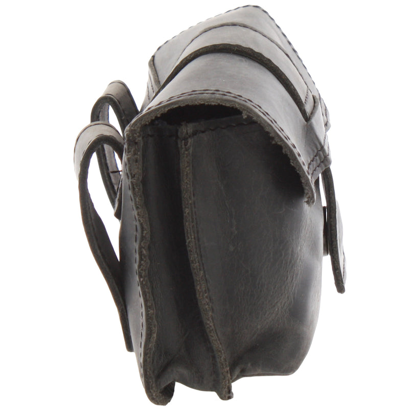 Leconi Gürteltasche Bauchtasche Hüfttasche Damen Herren Rindsleder grau LE9005 Begrenzte Freigabe
