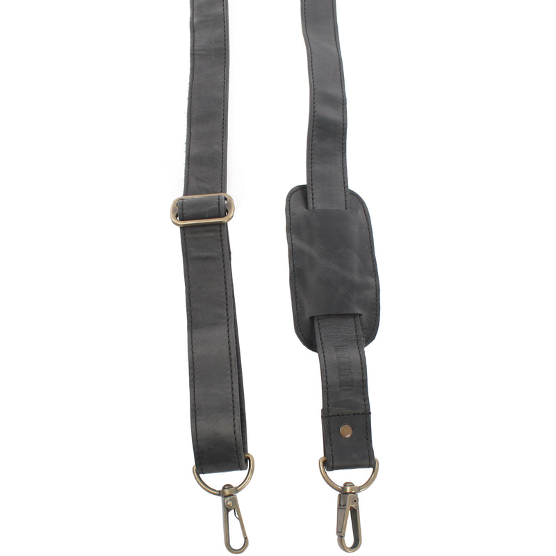 Leconi Trageriemen Leder grau breit 150cm LEC-R3 50% Rabatt mit kostenlosem Versand